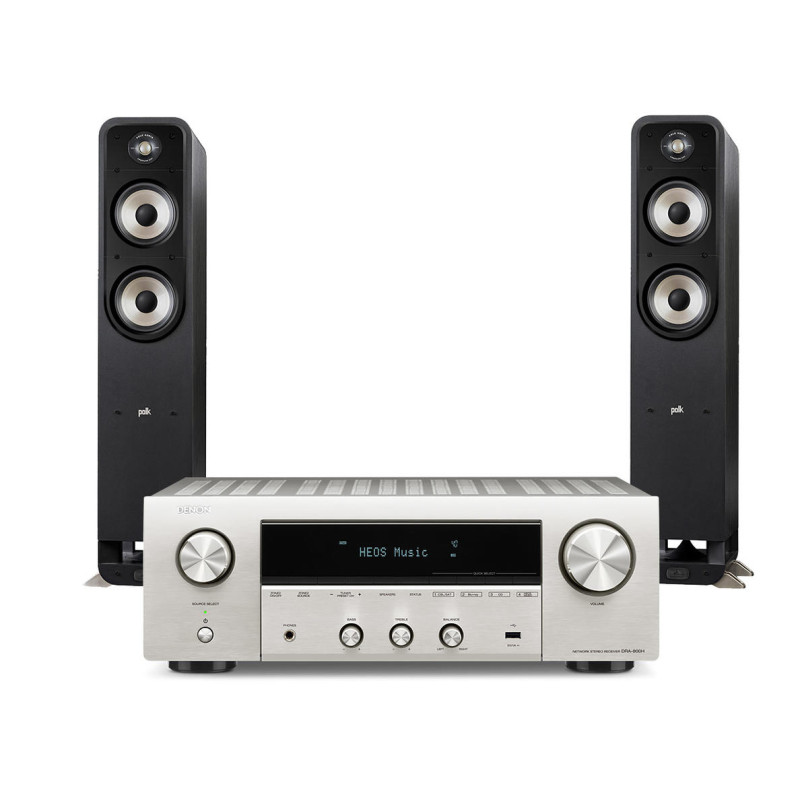 Stereo komplektas Denon DRA-800 su Polk Audio Signature S55E #Nemokamas pristatymas