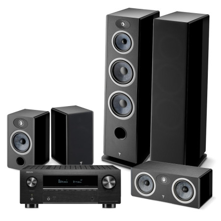 Namų kino komplektas Denon AVC-X3800H + Focal VESTIA N°4  + Focal VESTIA N°1 + Focal VESTIA CENTER