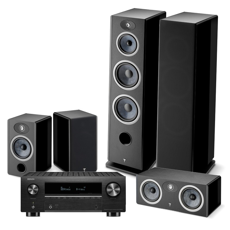 Namų kino komplektas Denon AVC-X3800H + Focal VESTIA N°4  + Focal VESTIA N°1 + Focal VESTIA CENTER