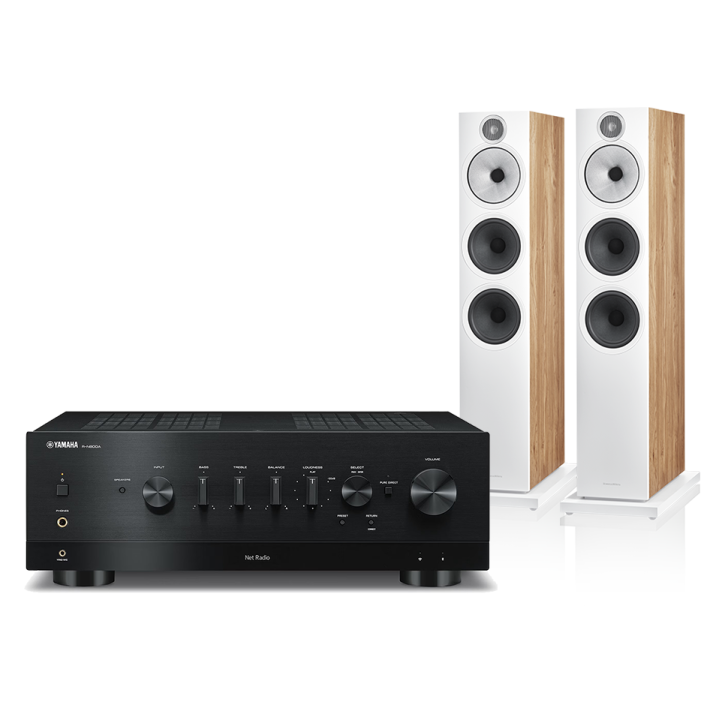 Yamaha R-N800A + 603 S3 stereo komplektas