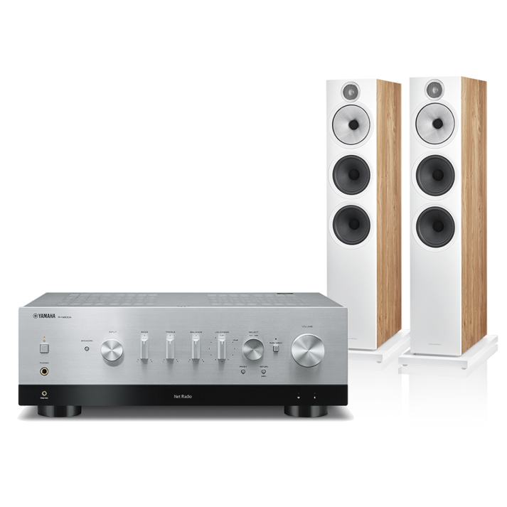Yamaha R-N800A + 603 S3 stereo komplektas