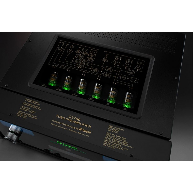 McIntosh C2700 lempinis stereo pradinis stiprintuvas  DEMO
