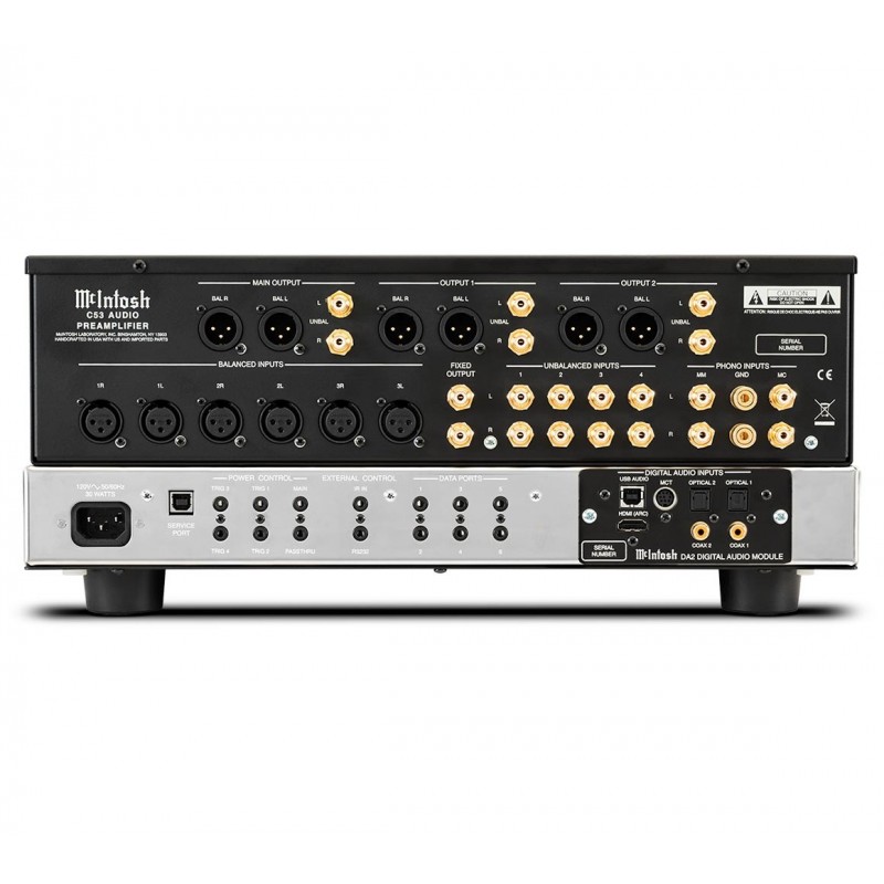 McIntosh C53 stereo pradinis stiprintuvas