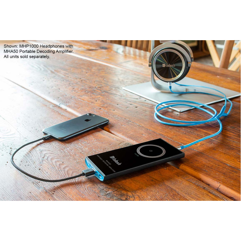 McIntosh MHA50 ausinių stiprintuvas su DAC : Nemokamas pristatymas