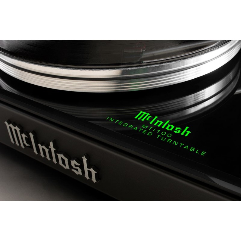 McIntosh MTI100 patefonas su integruotu stiprintuvu, galingumas 2x50W ir DAC