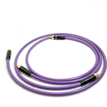 Melodika kabelis  2xRCA - 2xRCA Purple Rain ilgis  0.5m
