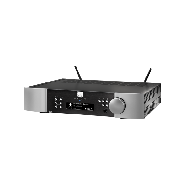 Moon by Simaudio 390 High-end tinklo grotuvas, pradinis stiprintuvas, HDMI, patefono pradinis stiprintuvas