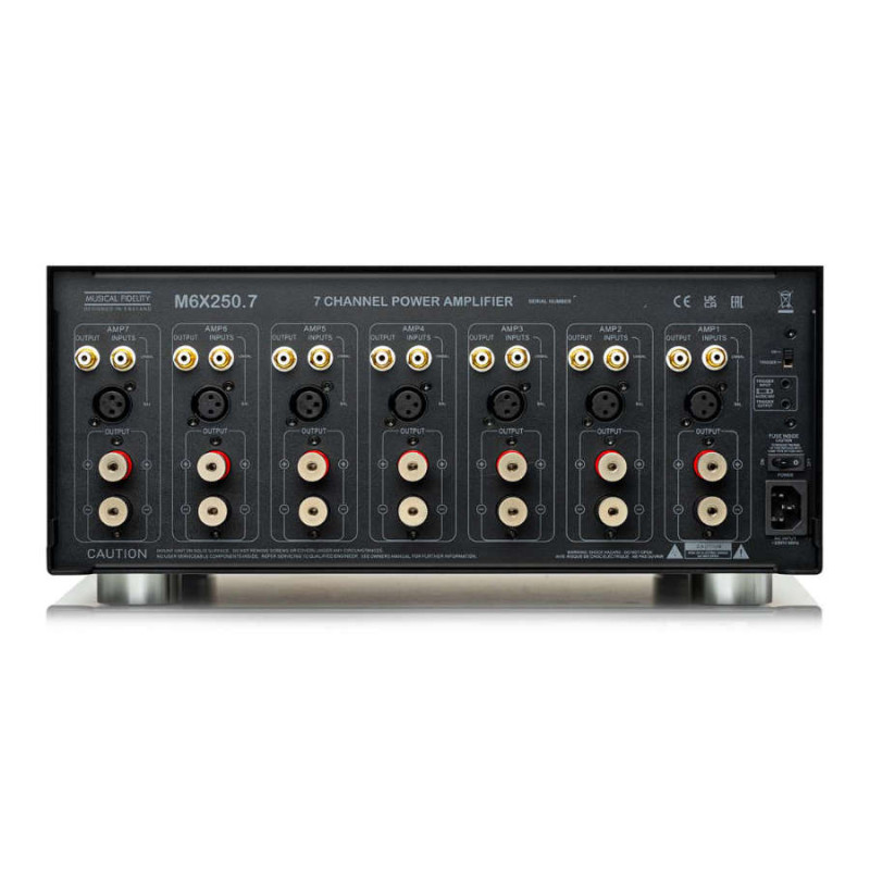 Musical Fidelity M6X 250.7 daugiakanalis galios stiprintuvas