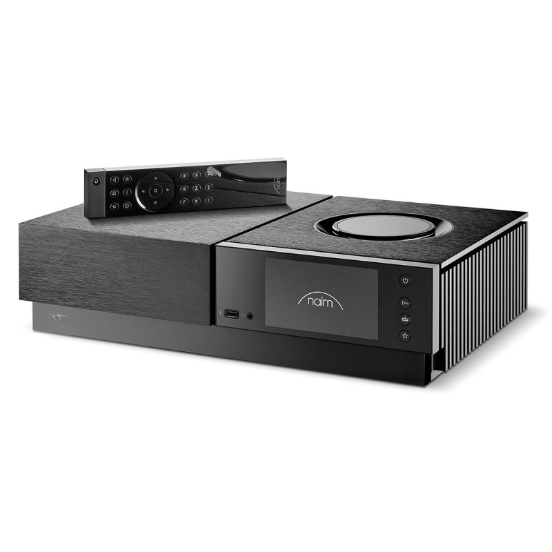 NAIM Nova PE stereo stiprintuvas su tinkliniu grotuvu, galingumas 2 x 150W