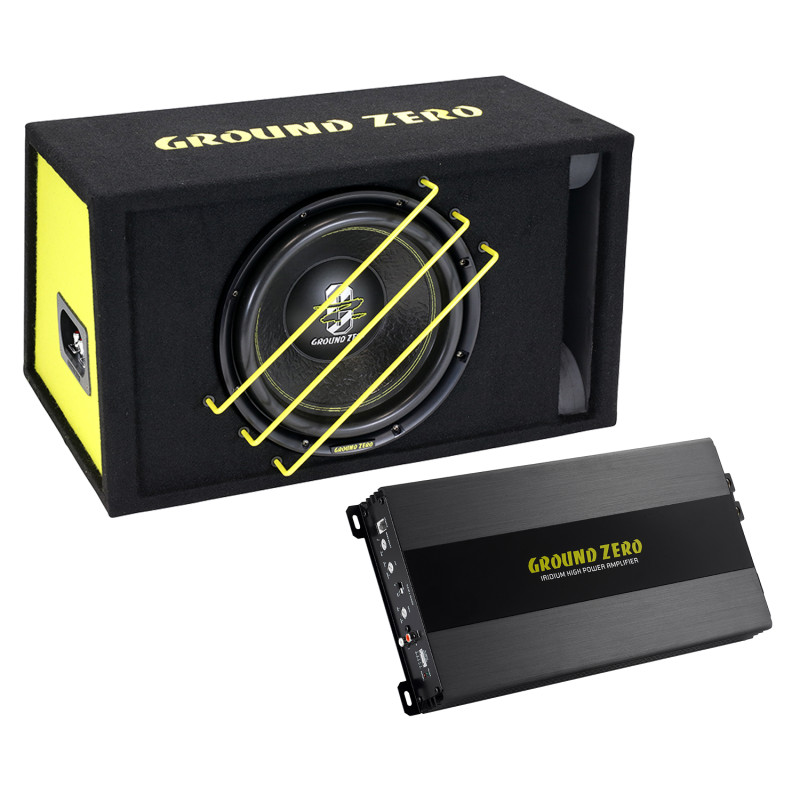 GROUND ZERO BASSKIT GZ 599 SPL automobilinis komplektas, galingumas 1350W  #Nemokamas pristatymas