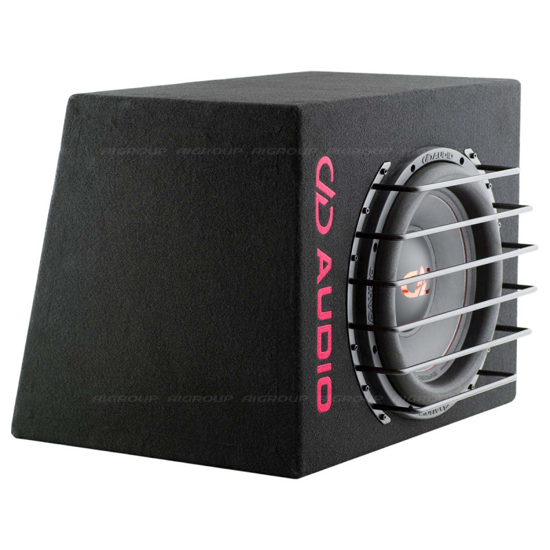 DD audio Basskit DD D600 + DDRLE-M12d automobilinis komplektas su žemų dažnių kolonėle ir stiprintuvu