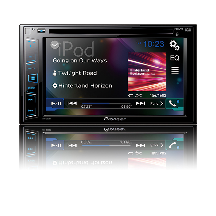 Pioneer AVH-290BT multimeduja 6,2 colio ekranas, DVD/CD , Bluetooth bevielis pajungimas , laisvų ranku įranga , galingumas 4x50W