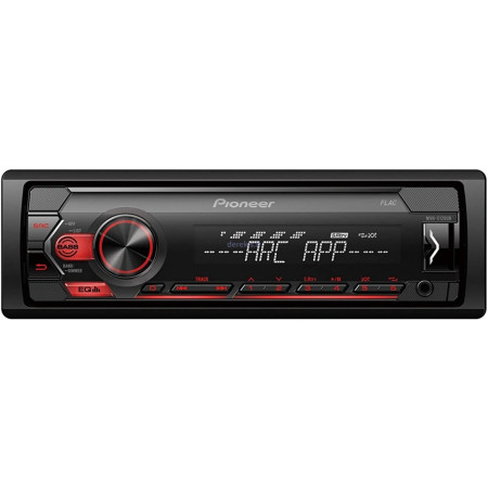 Pioneer DEH-S120UB  automagnetola, CD grotuvas, USB, galingumas 4 x 50W  MOSFET power, valdoma Android aplikacija.