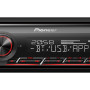 Pioneer MVH-S320BT  automagnetola su Bluetooth, USB, galingumas 4 x 50W  MOSFET power, valdoma Android aplikacija.