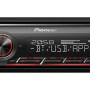 Pioneer MVH-S420BT  automagnetola su Bluetooth, USB, galingumas 4 x 50W  MOSFET power, valdoma Android aplikacija.