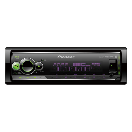 Pioneer MVH-S520BT  automagnetola su Bluetooth, USB, MIXTRAX,  galingumas 4 x 50W  MOSFET power, valdoma Android aplikacija.