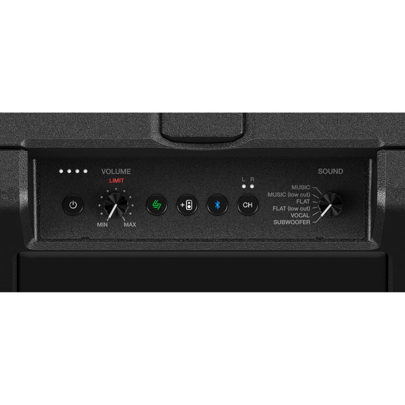 Pioneer Alpha Theta Wave-Eight renginių kolonėlė, Bluetooth, XLR, baterija palaiko  grojimo laiką iki 8 val.