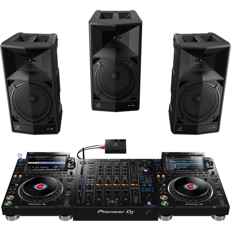 Pioneer Alpha Theta Wave-Eight renginių kolonėlė, Bluetooth, XLR, baterija palaiko  grojimo laiką iki 8 val.