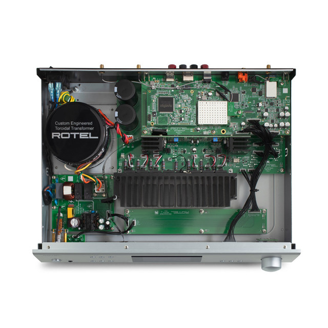 Rotel S-14 tinklinis stereo stiprintuvas, galingumas 2x150W  MQA, Bluetooth, Spotify, ChromeCast