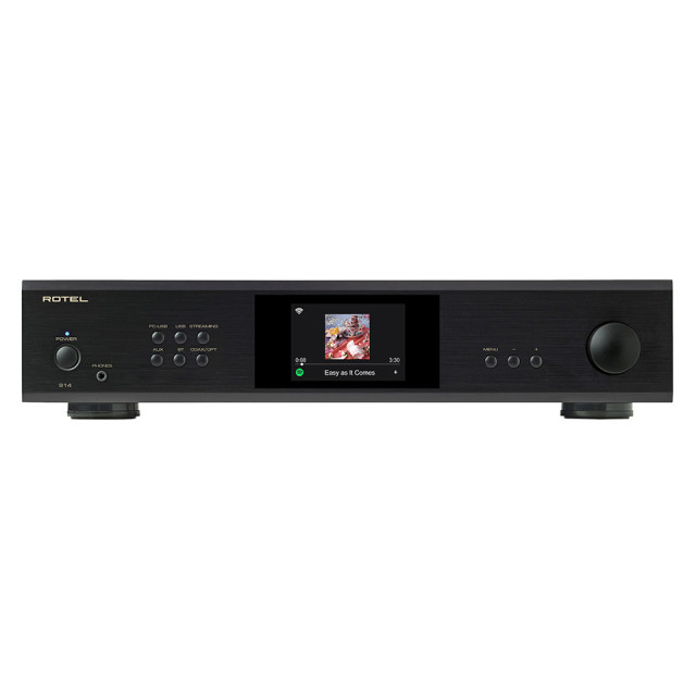 Rotel S-14 tinklinis stereo stiprintuvas, galingumas 2x150W  MQA, Bluetooth, Spotify, ChromeCast