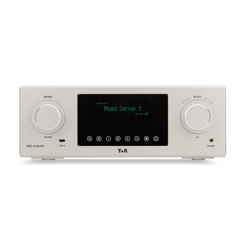 T+A PSD 3100 HV atskaitos pirminio stiprintuvo srautinis DAC