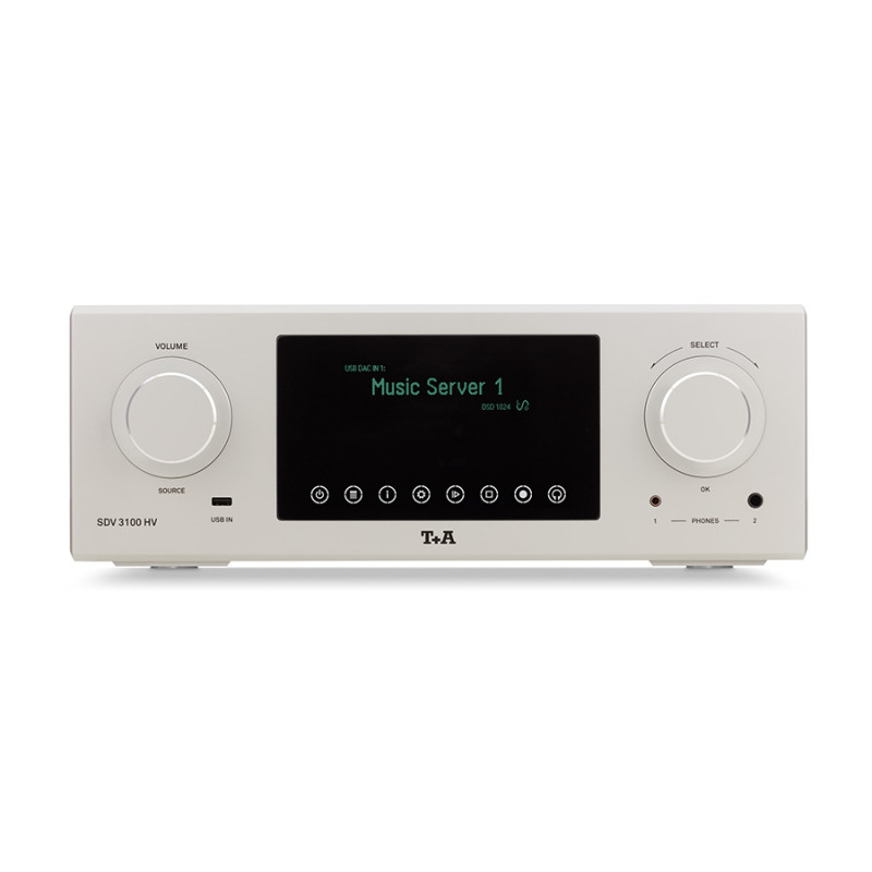 T+A SDV 3100 HV atskaitos pirminio stiprintuvo srautinio perdavimo DAC