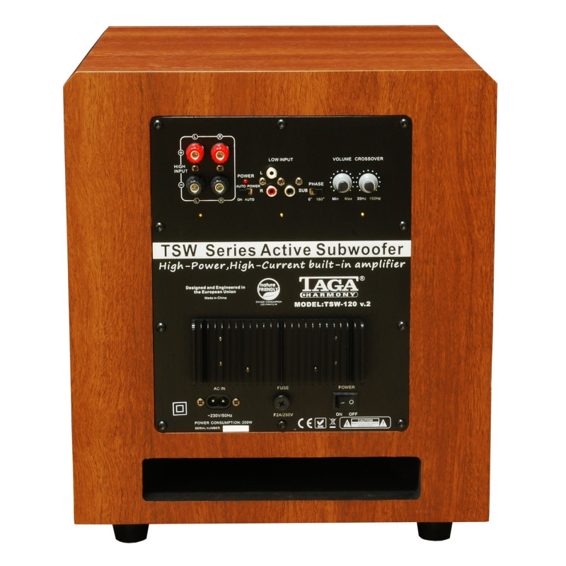 Taga Harmony TSW-120  žemų dažnių aktyvi kolonėlė , galingumas 350W