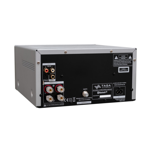 Taga harmony HTR-1000CD V.2 Hibridinis stiprintuvas su CD grotuvu, Bluetooth® ,DAB+ FM radijas, USB