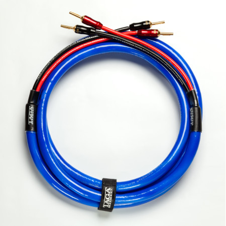 Taga Harmony kolonėlių kabelis BLUE-16 ,16 AWG/1.3mm2  OFC Varis su Banan tipo kištukais