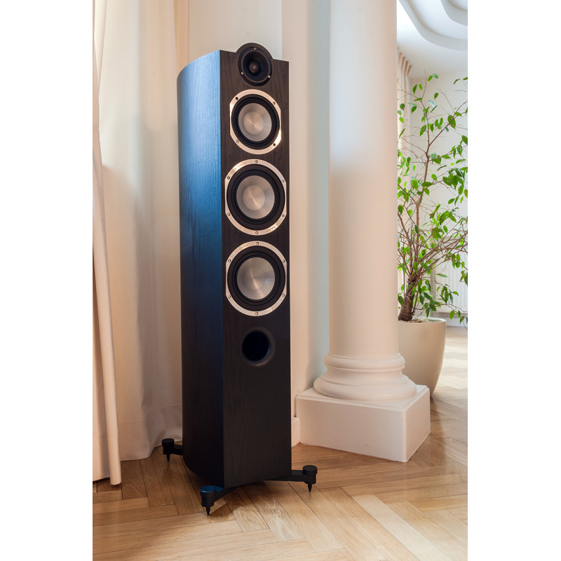 Taga Harmony Platinum F-100 v.3  elegantiškos 3 juostų grindinės garso kolonėlės , galingumas 250W, kaina už 2 vnt .