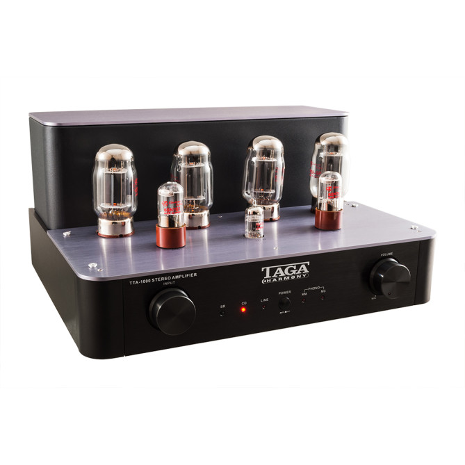 Taga Harmony TTA-1000 KT-88  Vakuuminių lempų stiprintuvas su MM/MC Phono įvestimi