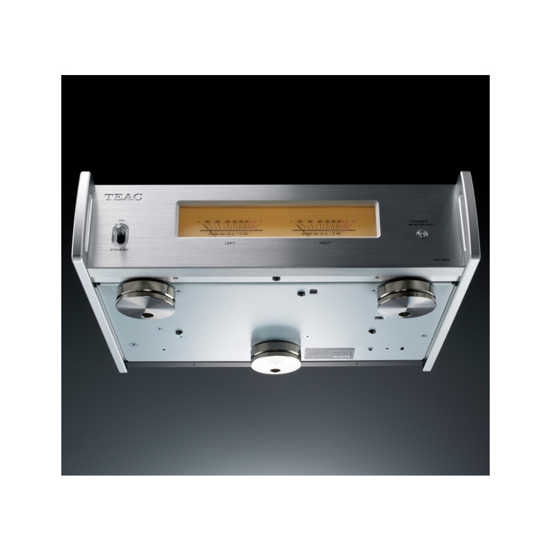 Teac AP-505 stereo galios stiprintuvas, galingumas 2x130W sidabrinis #Nemokamas pristatymas