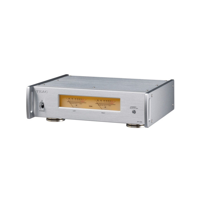 Teac AP-505 stereo galios stiprintuvas, galingumas 2x130W sidabrinis #Nemokamas pristatymas