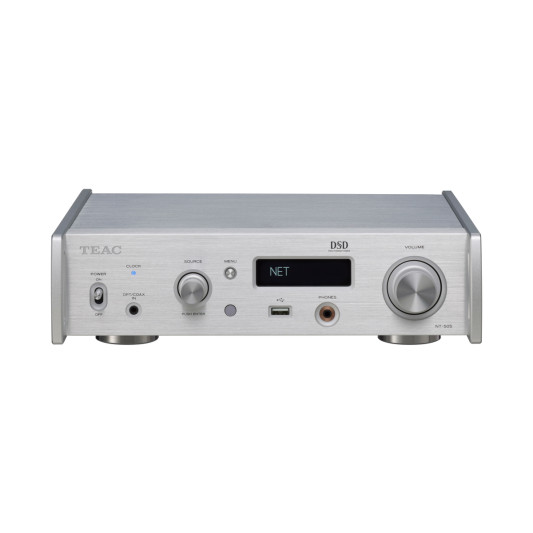 Teac NT-505-X USB tinklo grotuvas, DAC, pradinis  stiprintuvas, sidabrinis #Nemokamas pristatymas