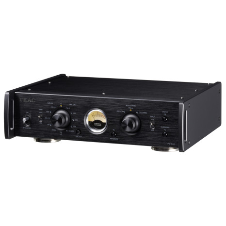 Teac PE-505 pradinis patefono stiprintuvas, juodas #Nemokamas pristatymas