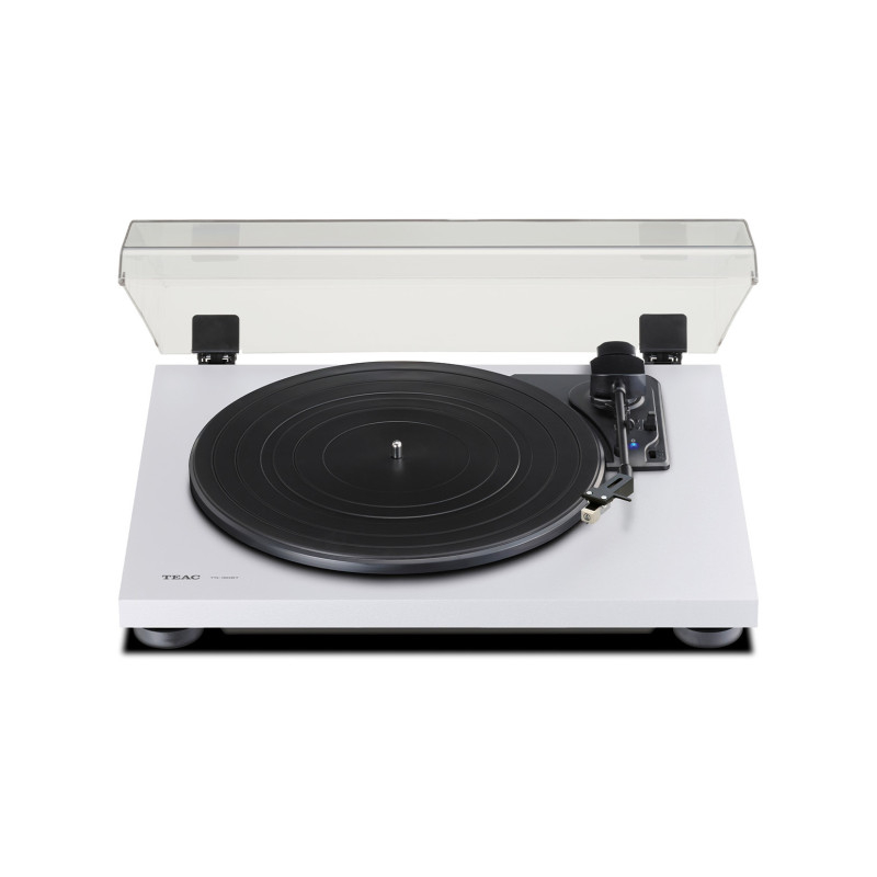 Teac TN-180BT-A3 Bluetooth patefonas su Audio-Technica galvute, balta #Nemokamas pristatymas