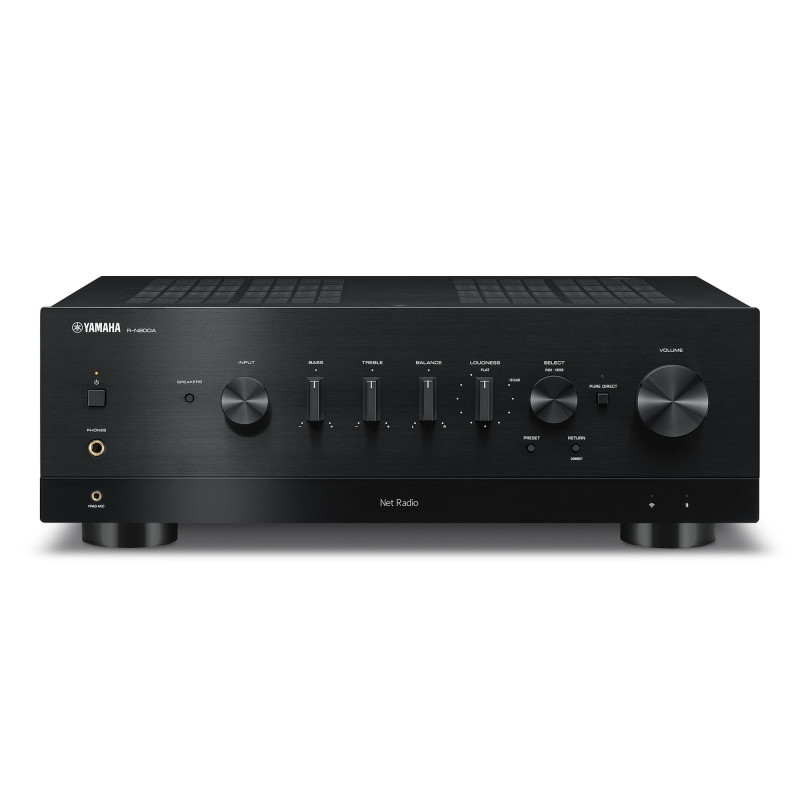 Yamaha R-N800A stiprintuvas su įmontuotu media tinklo grotuvu 2 x 290W, USB, Bluetooth, Sptify, MusicCast