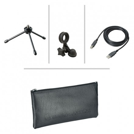 Mikrofonas Audio technika   AT2020USB+ Studijinis Kondensatorinis