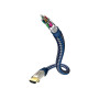 IN-AKUSTIK PREMIUM BLUE HDMI  HDMI HS+Ethernet (0.75m)  sujungimo kabelis