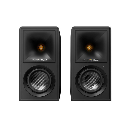 Klipsch The Fives McLaren Edition belaidės lentyninės kolonėlės
