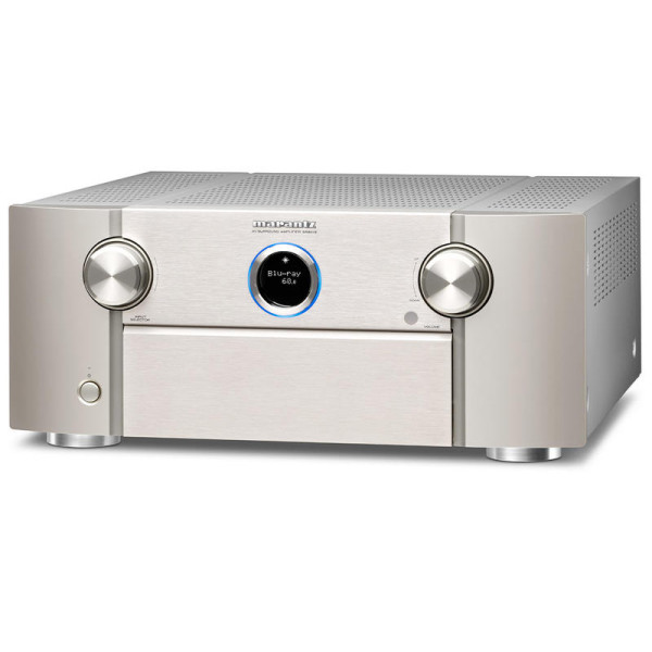 Marantz SR8015 resiveris  tinklinis namų kino stiprintuvas 8K, Bluetooth ir WiFi, Multiroom Heos,USB, DTS-X, galingumas 13 x 180W