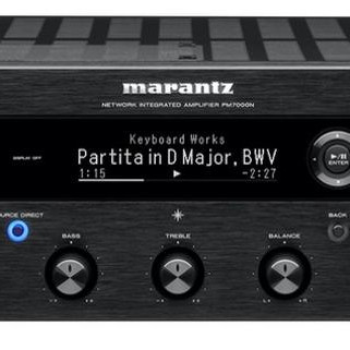Marantz PM7000N tinklinis stero stiprintuvas, galingumas 2x80w, Sotify, Tidal, FLAC, Heos multiroom #Nemokas pristatymas