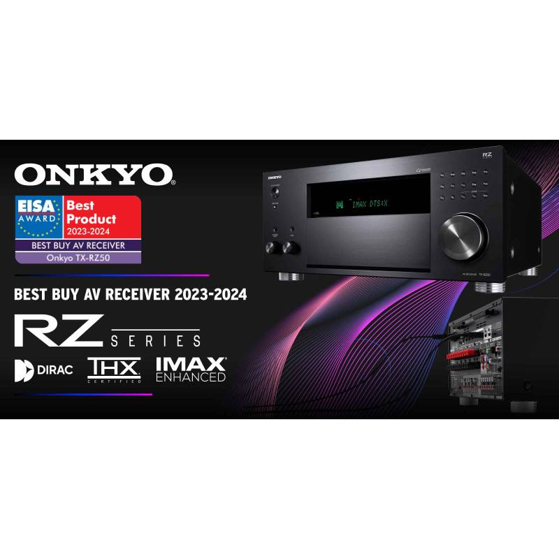 Onkyo TX-RZ50M2 namų kino stiprintuvas 9.2 kanalo su tinklo grotuvu