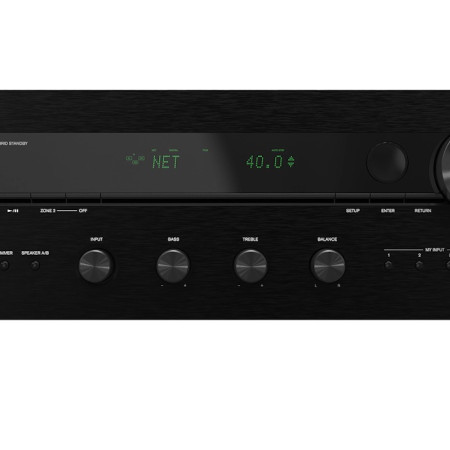 Onkyo TX-8470  stereo 2.1 stiprintuvas su tinklo grotuvu 2x140W