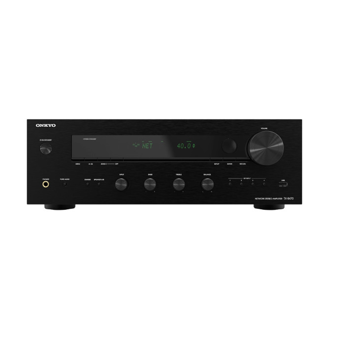 Onkyo TX-8470  stereo 2.1 stiprintuvas su tinklo grotuvu 2x140W