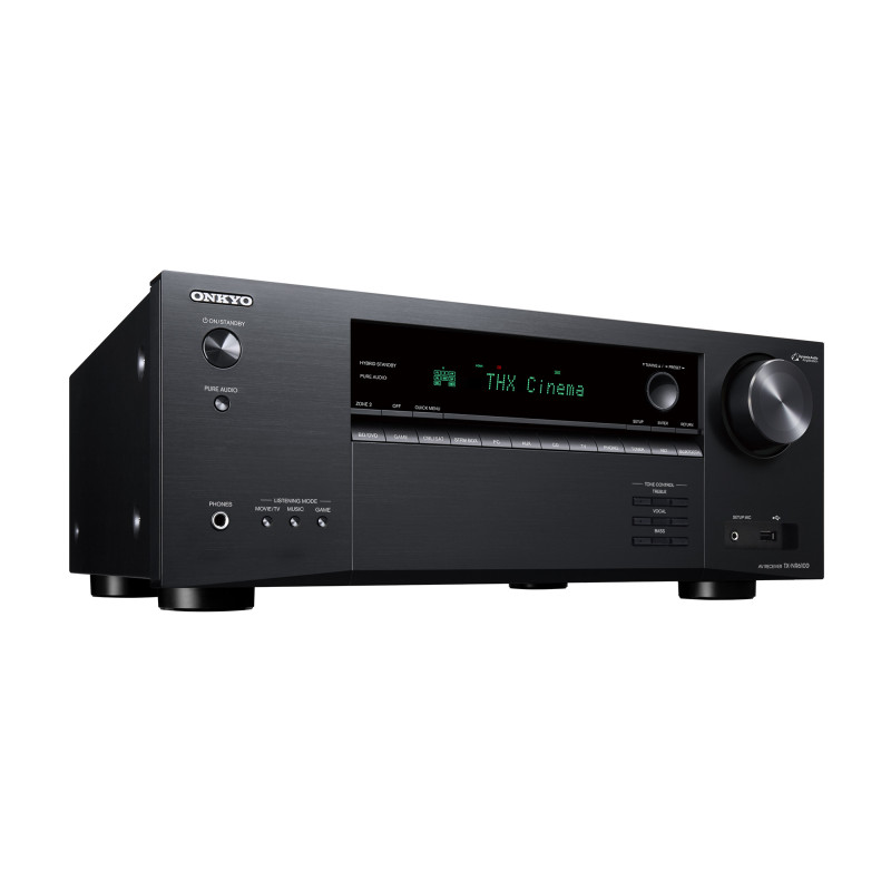 Onkyo TX-NR6100 namų kino 7.2 stiprintuvas Spotify, Interneto radijas, Bluetooth, Sonos