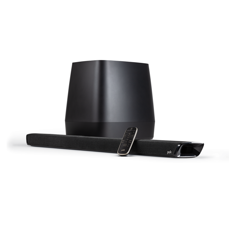 POLK AUDIO MAGNIFI 2 namų garso TV sistema, soundbaras su belaide žemų dažnių kolonėlę.