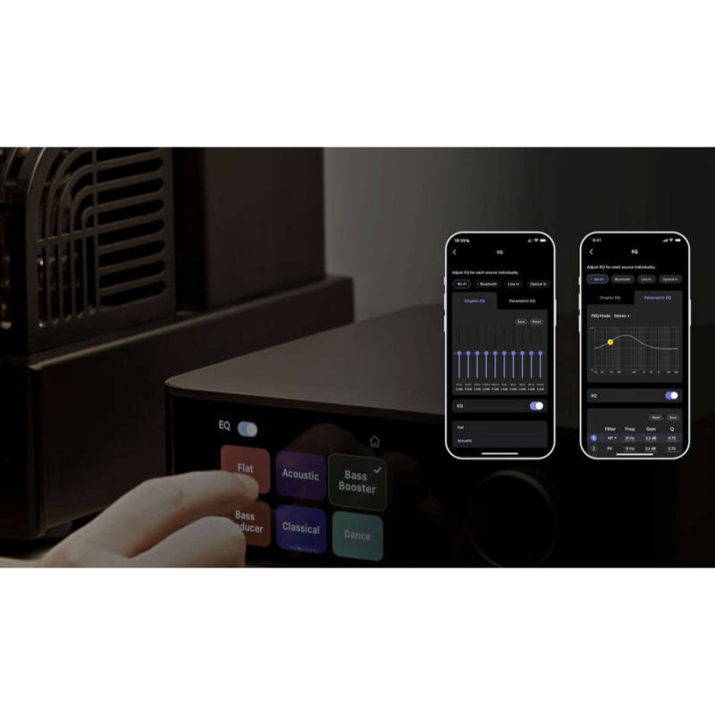 WiiM AMP Ultra stereofoninis stiprintuvas 2x200W #Nemokakamas pristatymas