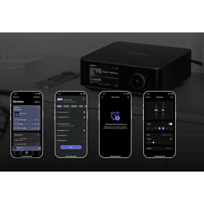 WiiM AMP Ultra stereofoninis stiprintuvas 2x200W #Nemokakamas pristatymas